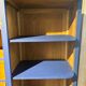 Asymmetrical midnight blue wardrobe