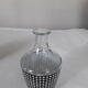 Decanter and pitcher checkerboard black and white