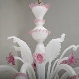20th Century Modern Venetian Murano Glass Chandelier "Ca'rezzonico", 1960