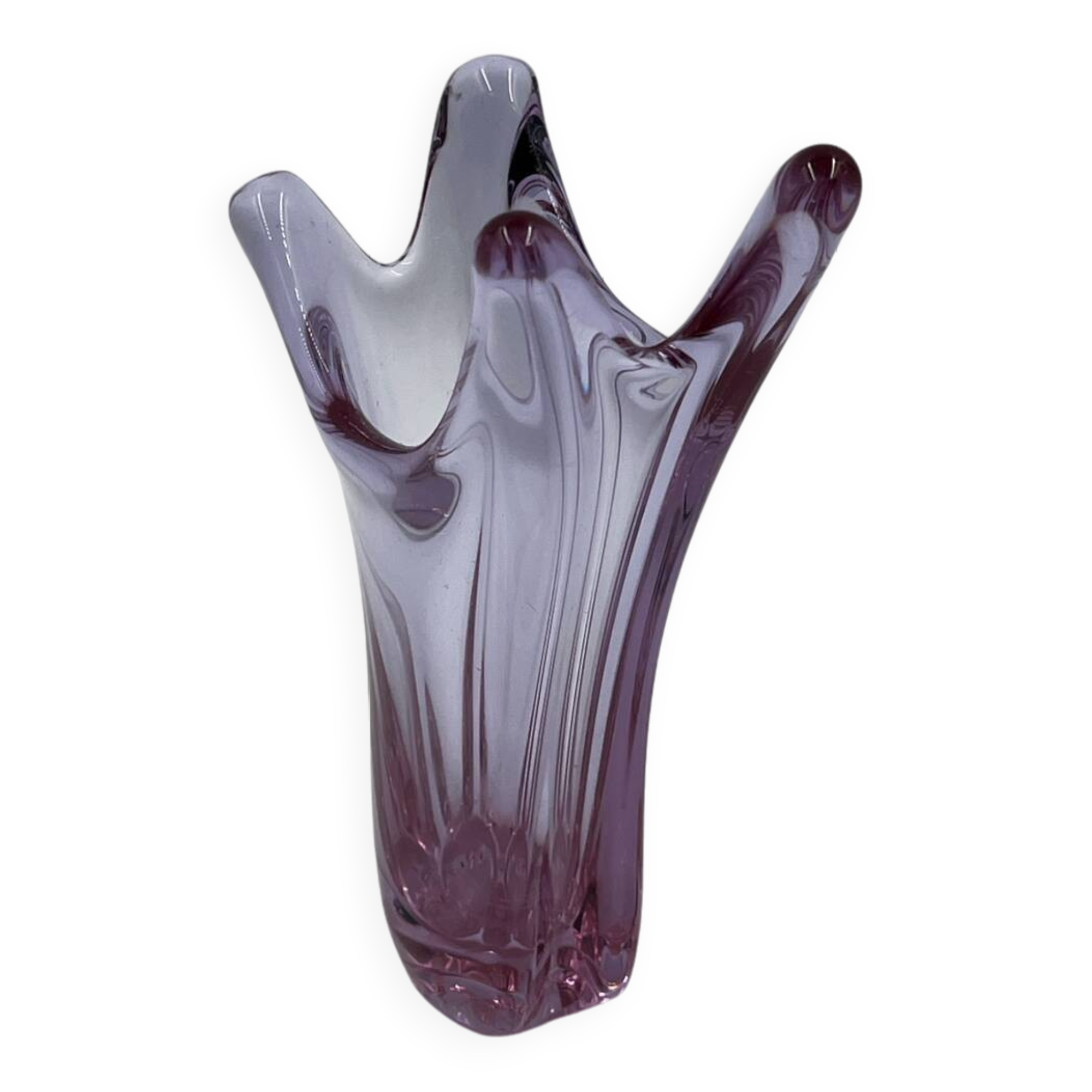 Val Saint Lambert parma vase