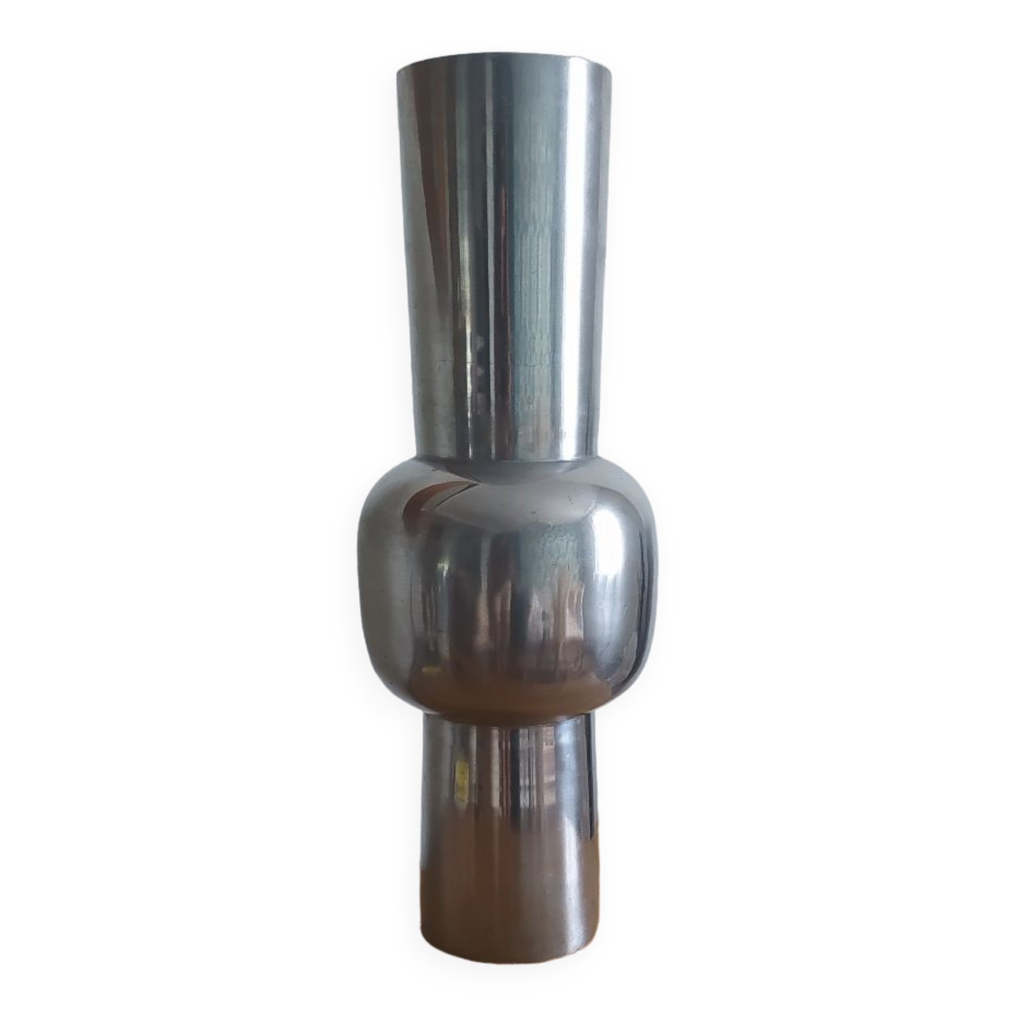 Vase aluminium années 70