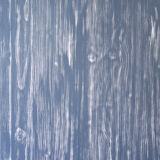 Grey blue wardrobe skated in solid pine