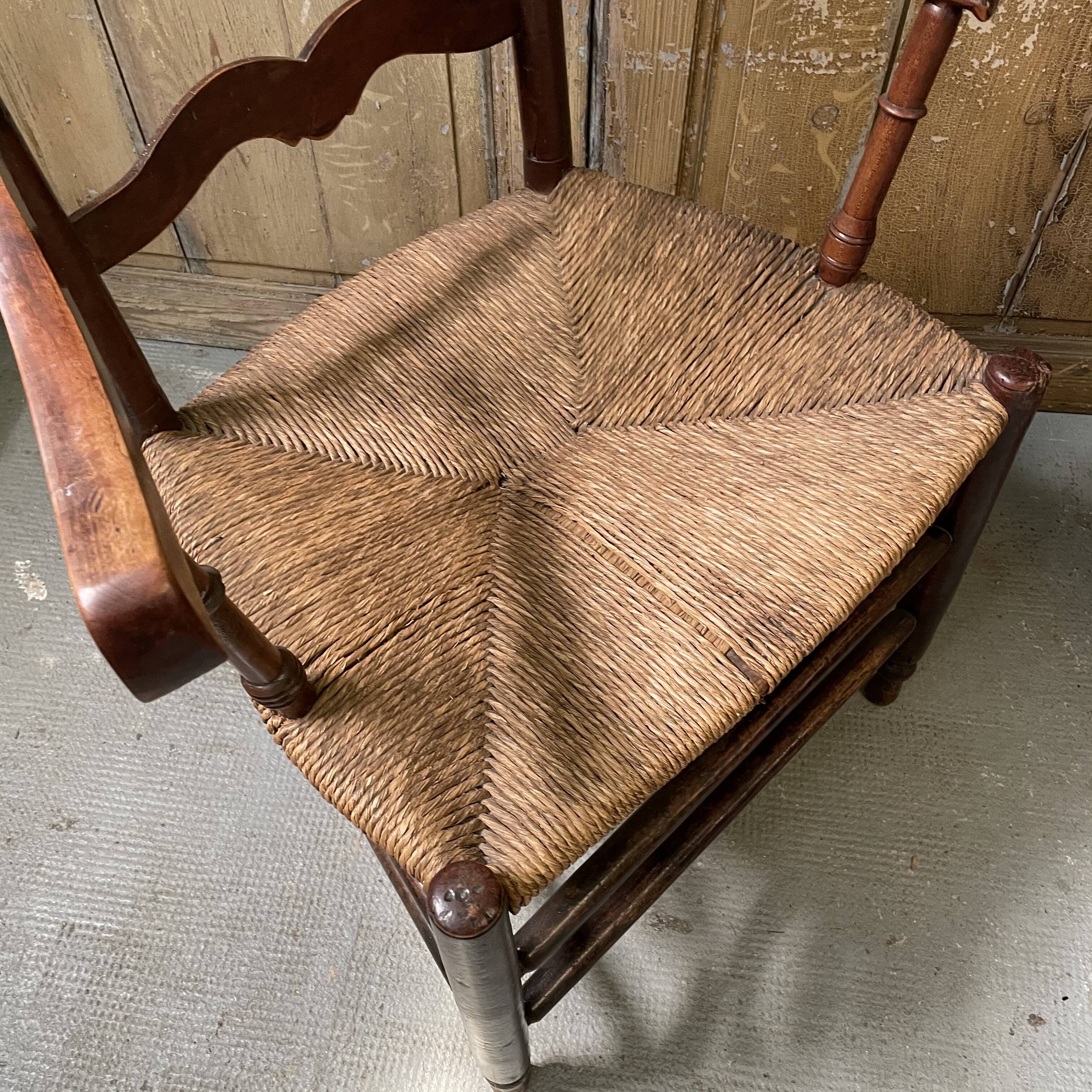 19th-century mulched Provençal armchair