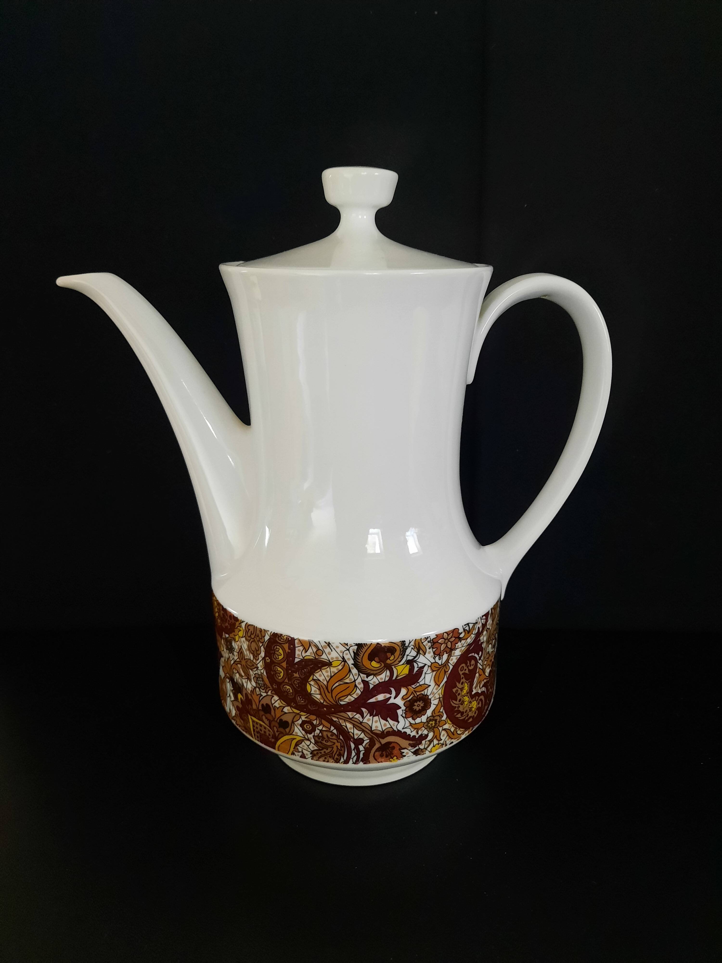 Vintage porcelain coffee maker 1970