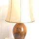 1970s Terracotta Ceramic Lamp, Height 69 cm