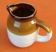 Two-tone pitcher Glazed ceramic