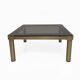Luciano Frigerio Mid-Century Modern Italian Brass and Glass Coffee Table,70