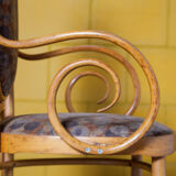 Long John Chair with Armrests No 207RF