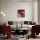 Colorful stretched canvas painting "abstraction 3" by bODASCA