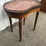 Coffee table bouillotte kidney Louis XVI