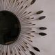 Vintage metal sun mirror, 1970s-1980s