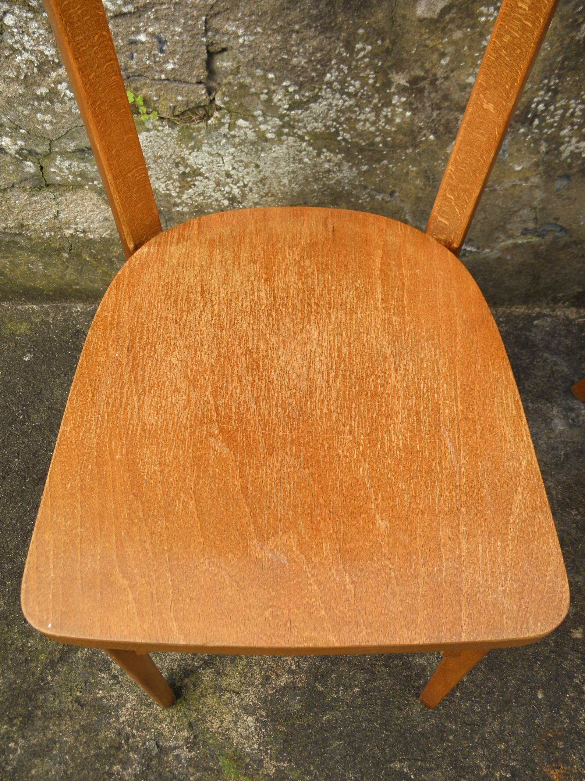 Set of 6 Baumann bistro chairs n° 18
