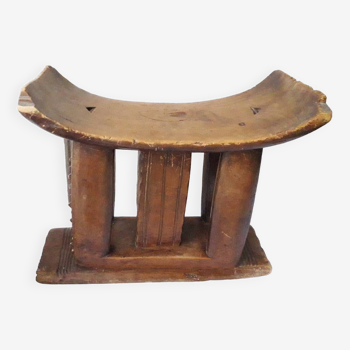 Tabouret africain en bois