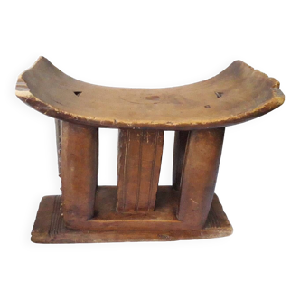 Tabouret africain en bois