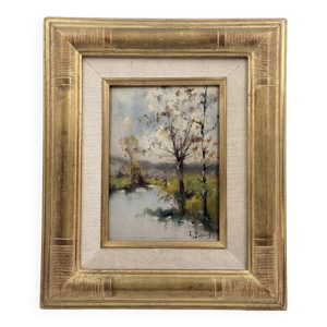 Huile eugene Galien Laloue