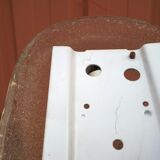 murano glass shell wall light