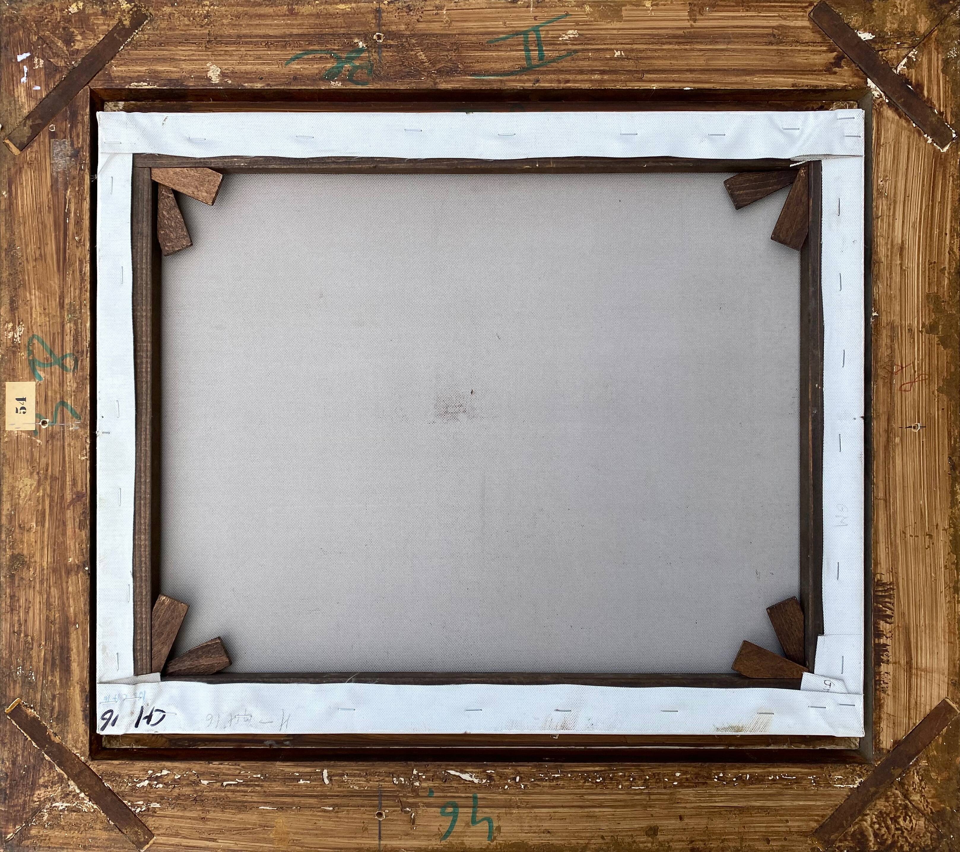 Table hst "quai de seine, paris en hiver" school h. a. schaeffer - g.m. + frame