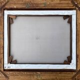 Table hst "quai de seine, paris en hiver" school h. a. schaeffer - g.m. + frame