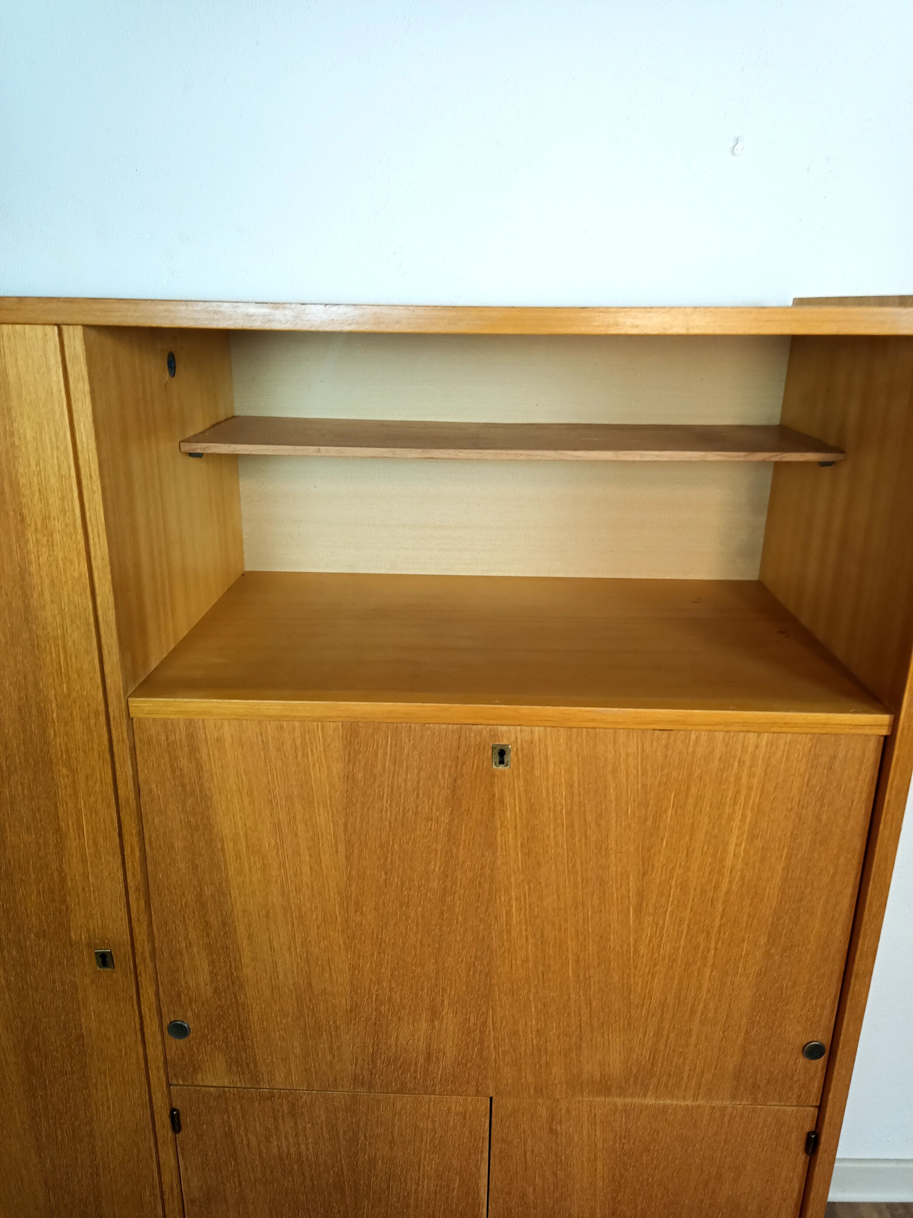 Vintage oak secretary