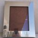 Designer silver metal photo frame
