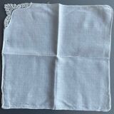 Set of 5 tea towels, handkerchiefs, embroidered pouches