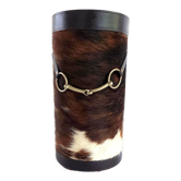 Porte parapluie peau de vache style country, 1970s