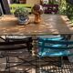 Fermob garden furniture and IKEA table.