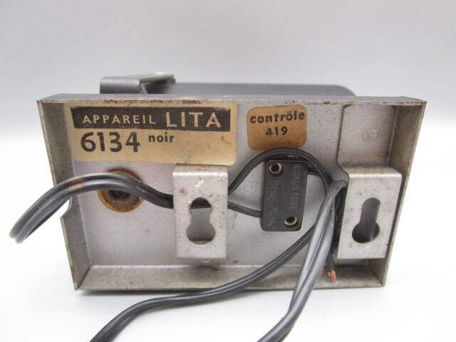 LITA black wall light from the 60s/70s