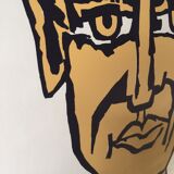 Boris Vian screenprint by Gabriel Paris