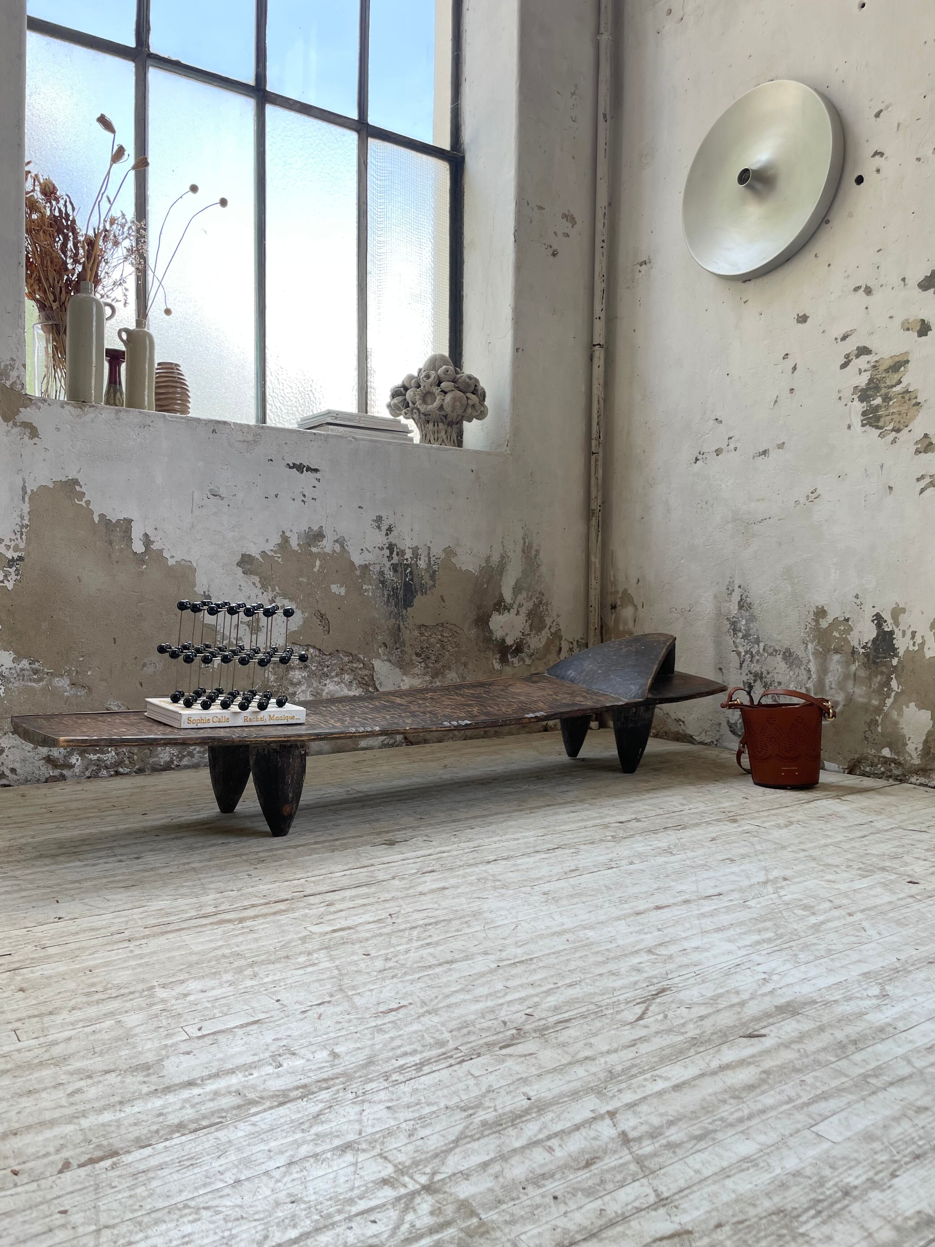 Senoufo coffee table bench from the 60s