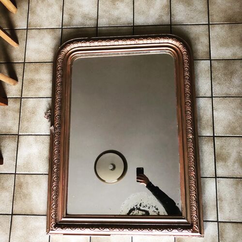 Miroir doré Louis Philippe