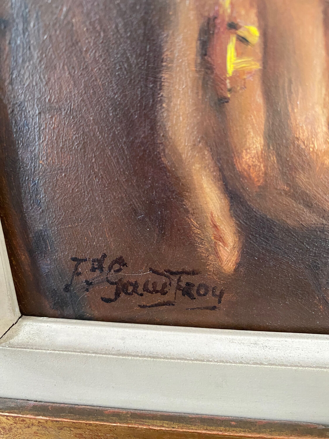 Spanish portrait on guitar