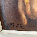 Spanish portrait on guitar