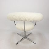 Set of 2 round armchairs, 1970's