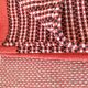 Tablecloth and 12 coral and grey napkins in a retro Scandinavian 1960s style.