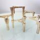5 modular candle holders varying NAGEL 1970