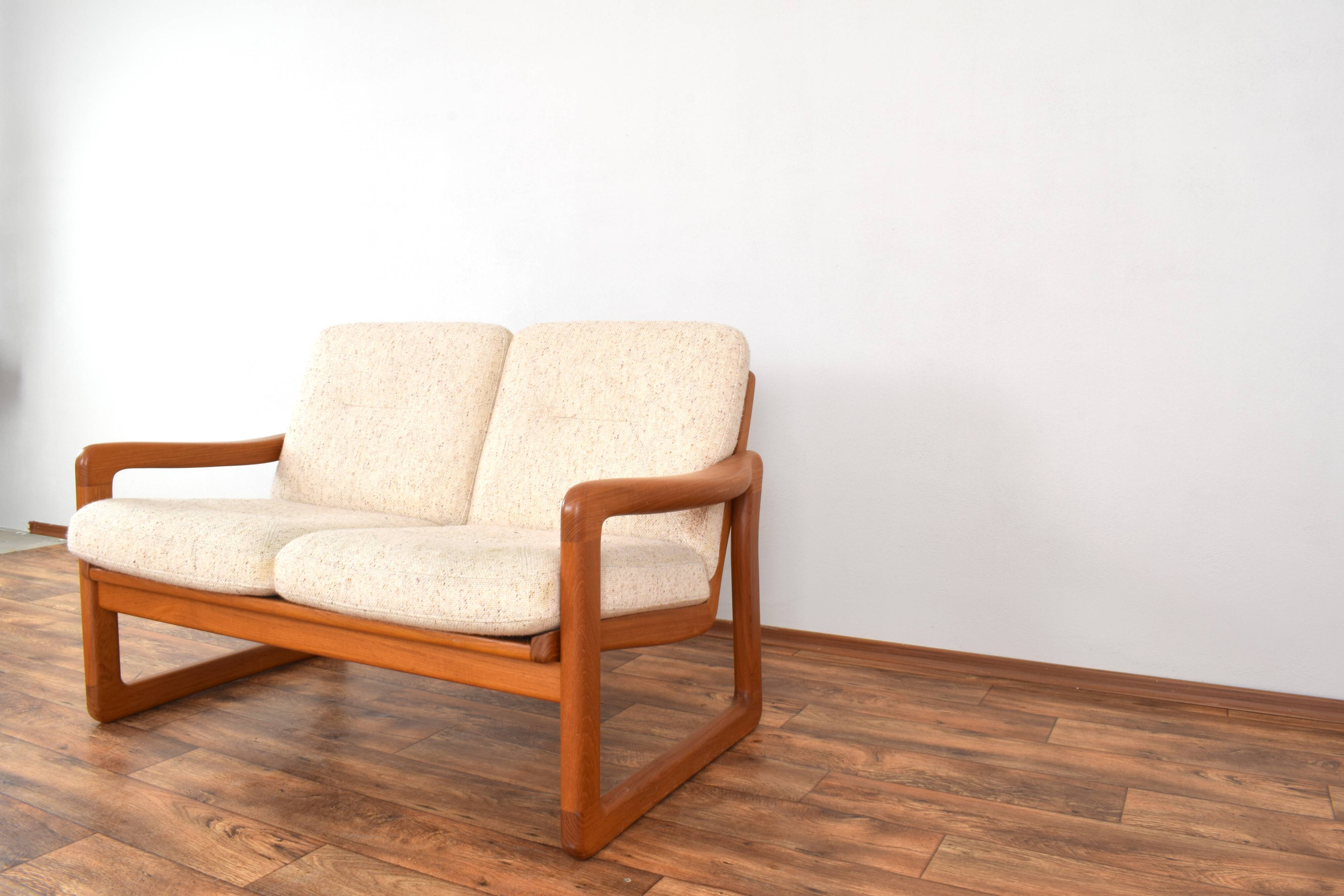 Mid-Century Danish Teak Sofa from Poul Jeppesen, 1970s.