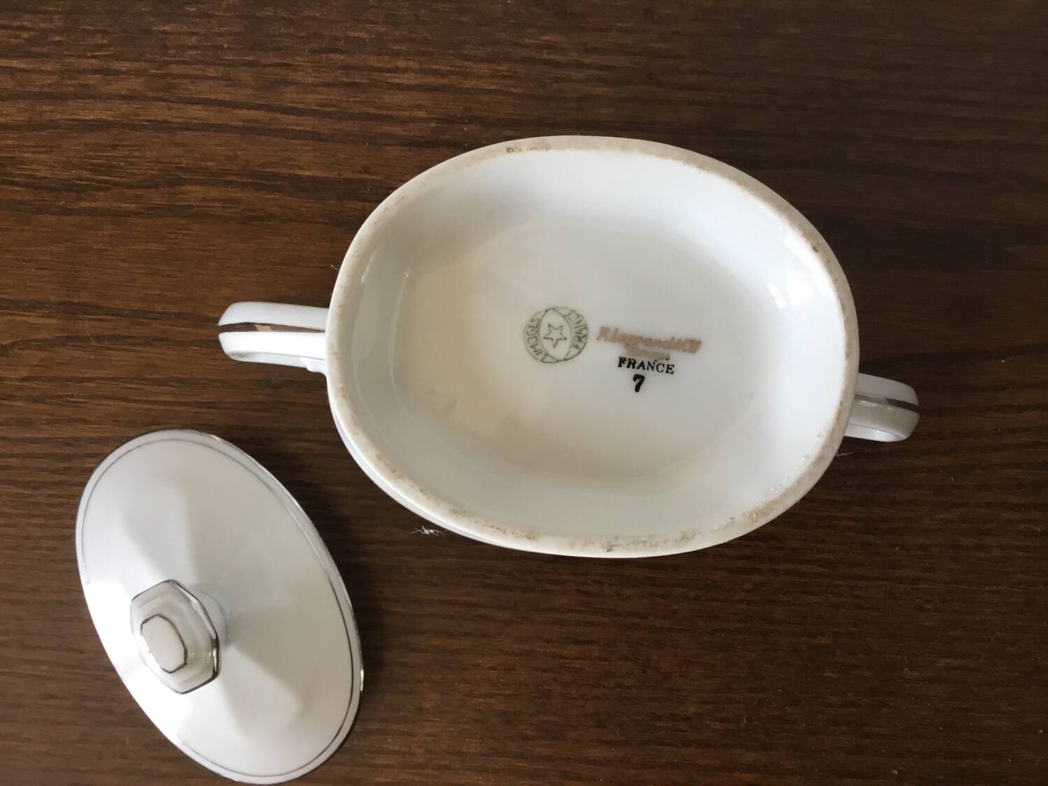 Limoges porcelain coffee service by Legrand