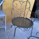 Salon de jardin fer forgé DUO