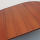 1960s extendible  round dining table in teak