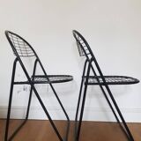 Set of 2 Alland folding chairs by Niels Gamelsgaard