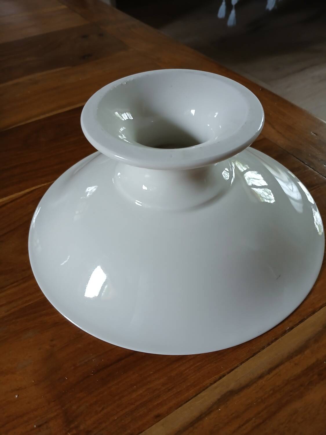 White porcelain compote bowl