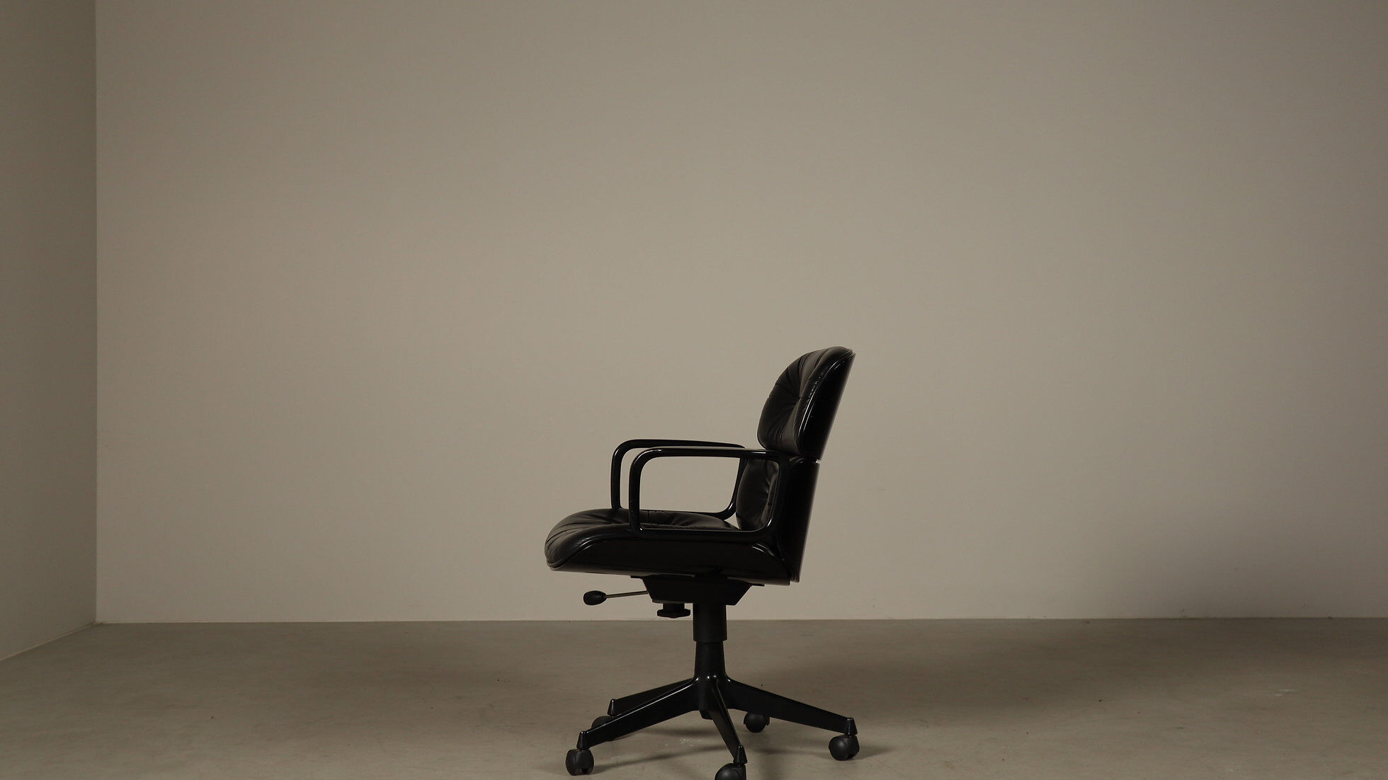 Ennio Fazioli “Parioli” executive office chair for MIM Roma, Italy, 1970s