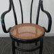 Set of 6 chairs 70s canned black bars