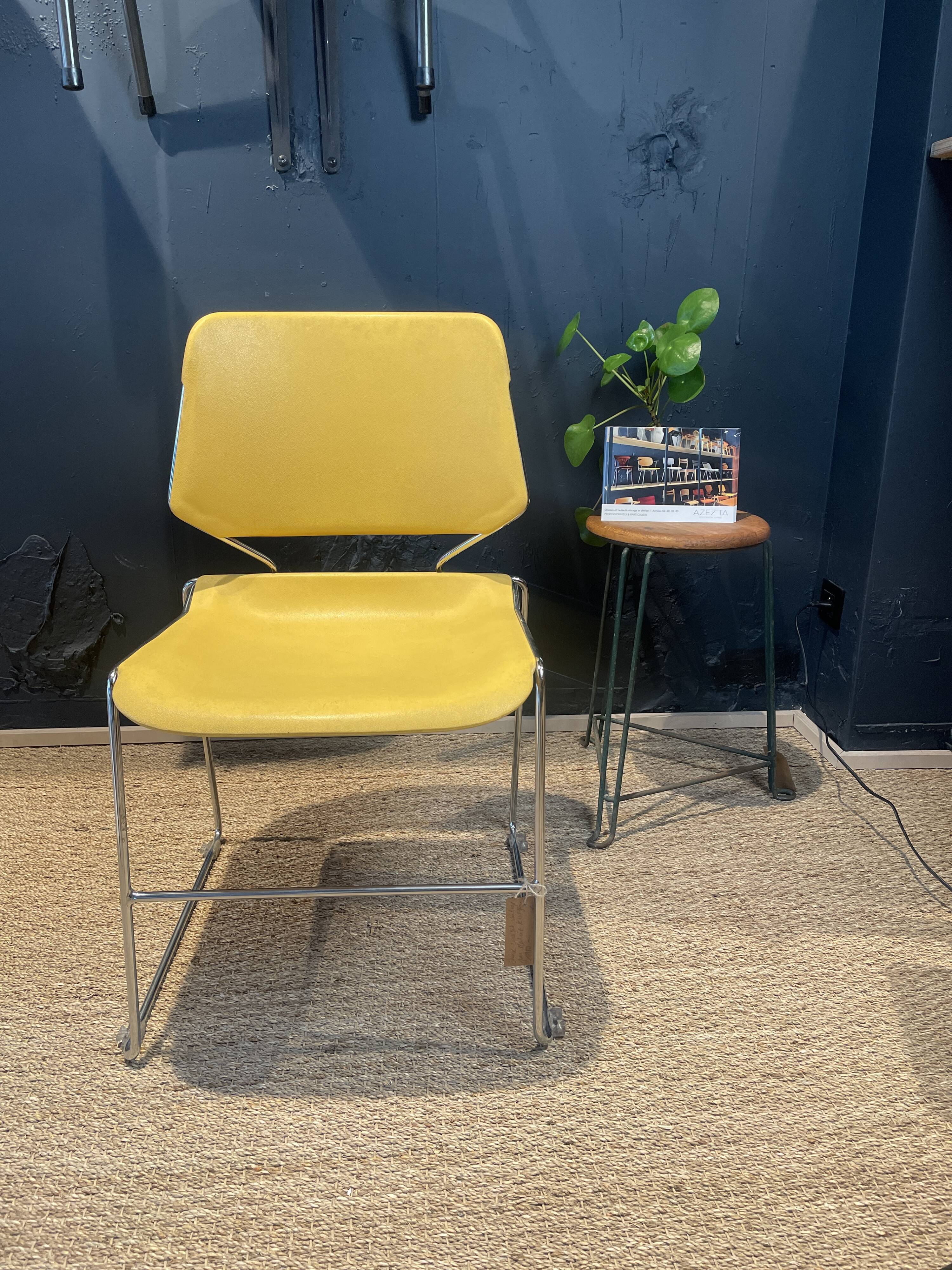 Set 12 Thomas Tolleson Matrix chairs for Krueger, 70s, USA