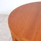 Round dining table in teak by Ib Kofod Larsen for Faarup Mobelfabrik