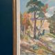 Large Original Swedish Oil on Canvas - “Forest” by Katharina Fontain - Signed - Vintage & Framed - 60 × 80 cm (23.6" × 31.5")