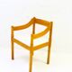 4 dining chairs "Carimate" by Vico Magistretti for Cassina,