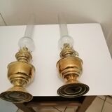 1 PAIR OF COPPER OIL LAMP