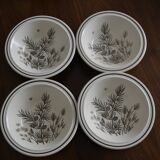 Set of 4 English cups Pinewood by WH Grindley